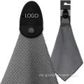 Logo tersuai Microfiber Waffle Waffle Magnet Golf Tuala